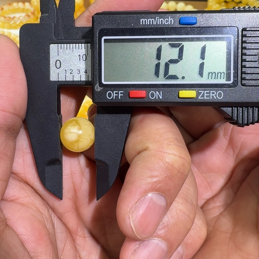 未镶嵌琥珀珠宝奇石12.1m微瑕单珠0.94