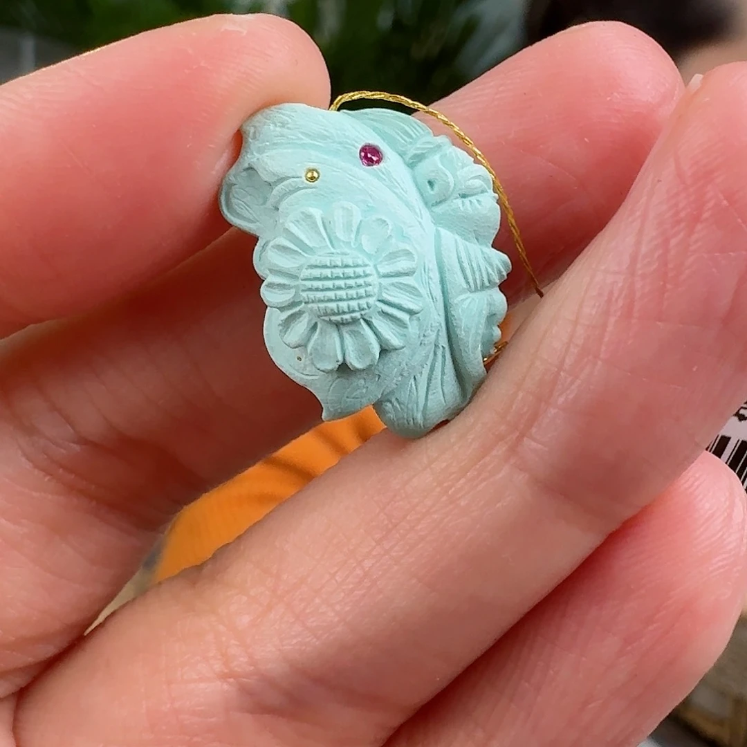 绿松石珠宝奇石未镶嵌