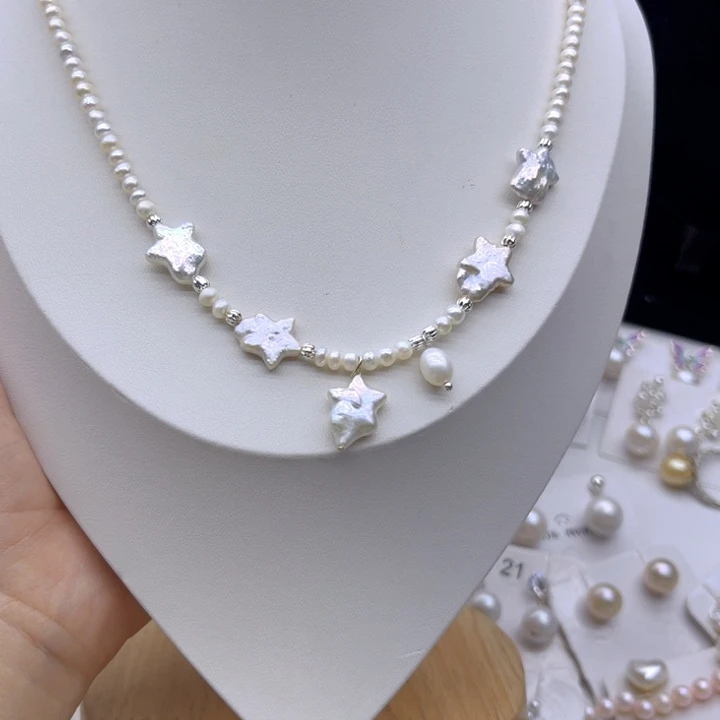 未镶嵌淡水珍珠颈饰