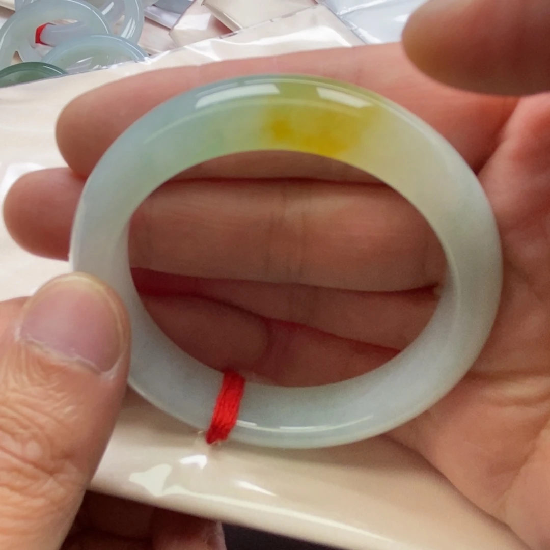 翡翠未镶嵌手镯天然缅甸翡翠手镯A货