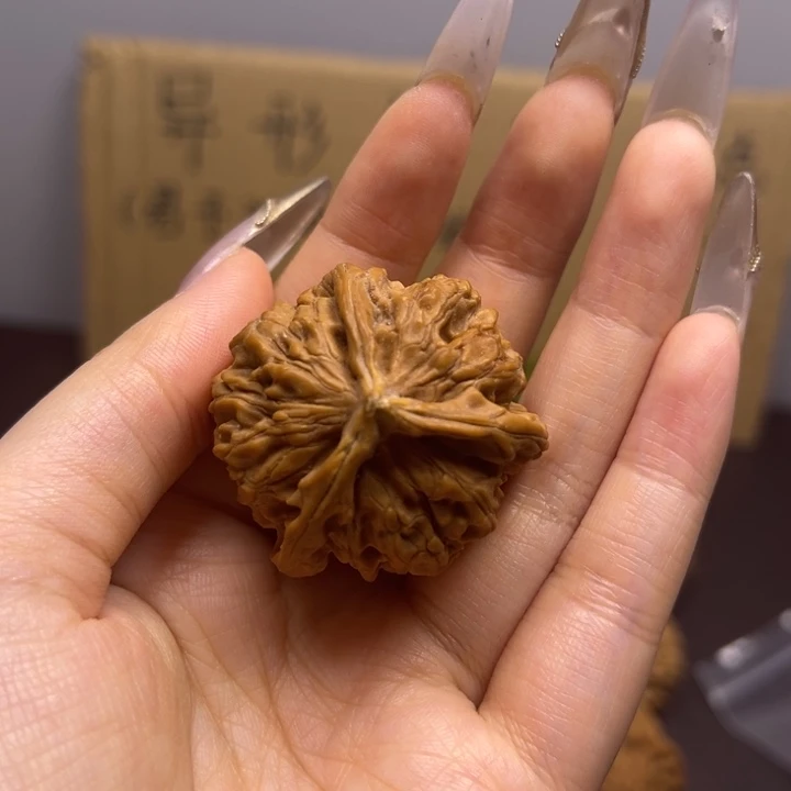 吳****菩提籽类三棱单只异型有瑕