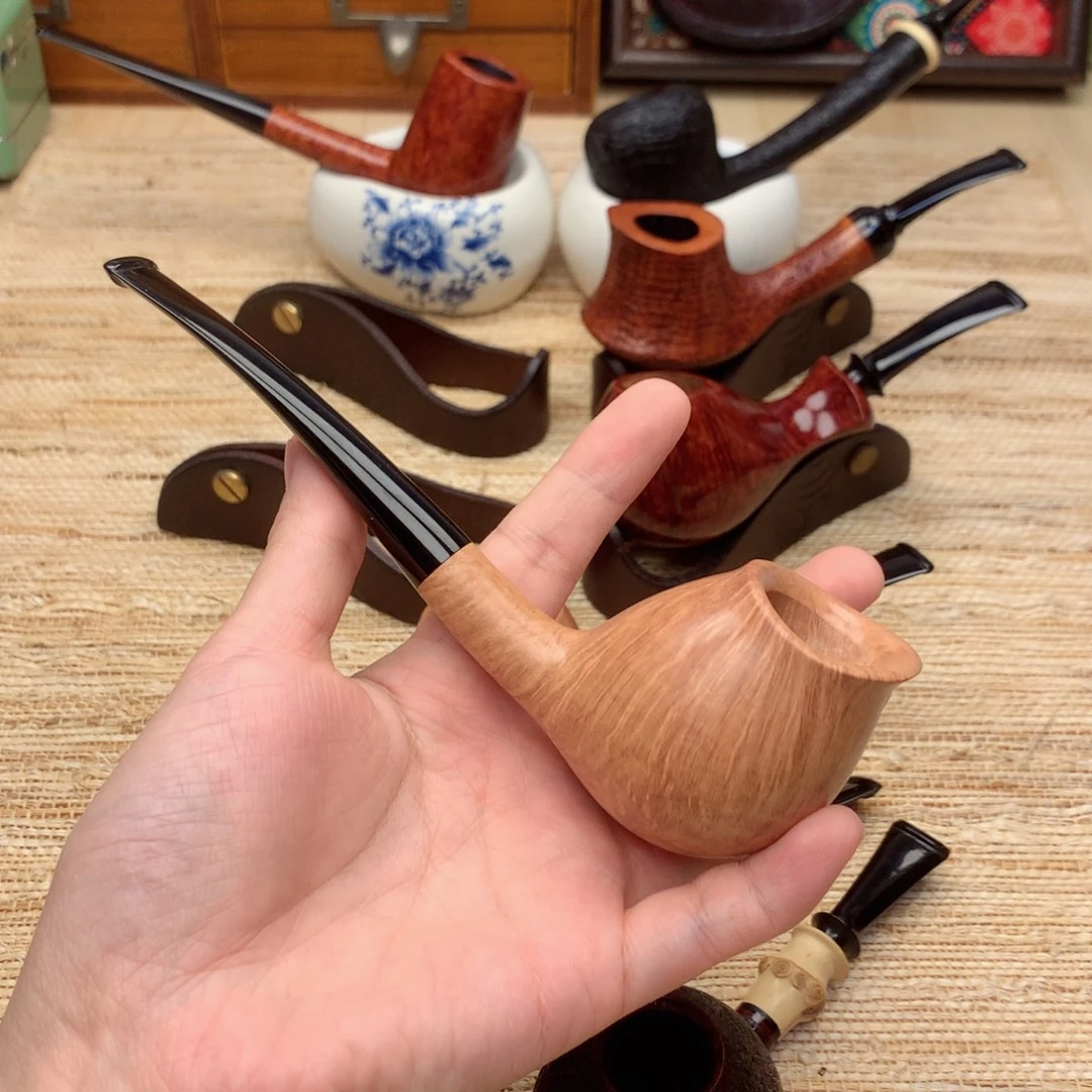 国师海滨手工烟斗石楠木