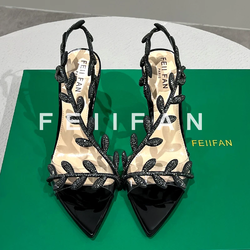 【现货】高跟鞋女2025夏季新款细跟外穿高级感气质百搭女士凉鞋3851