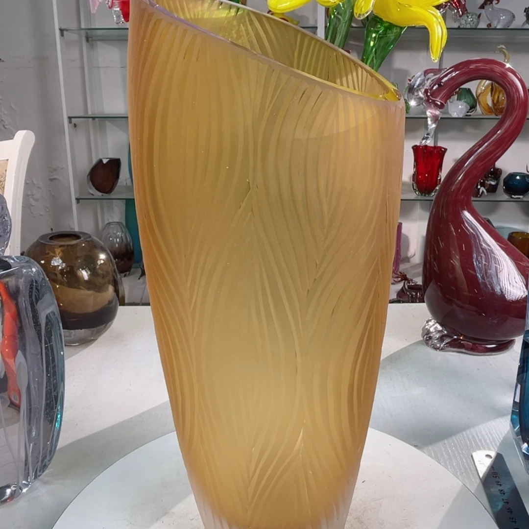 33 高轻奢琉璃花器福利正常手工痕迹