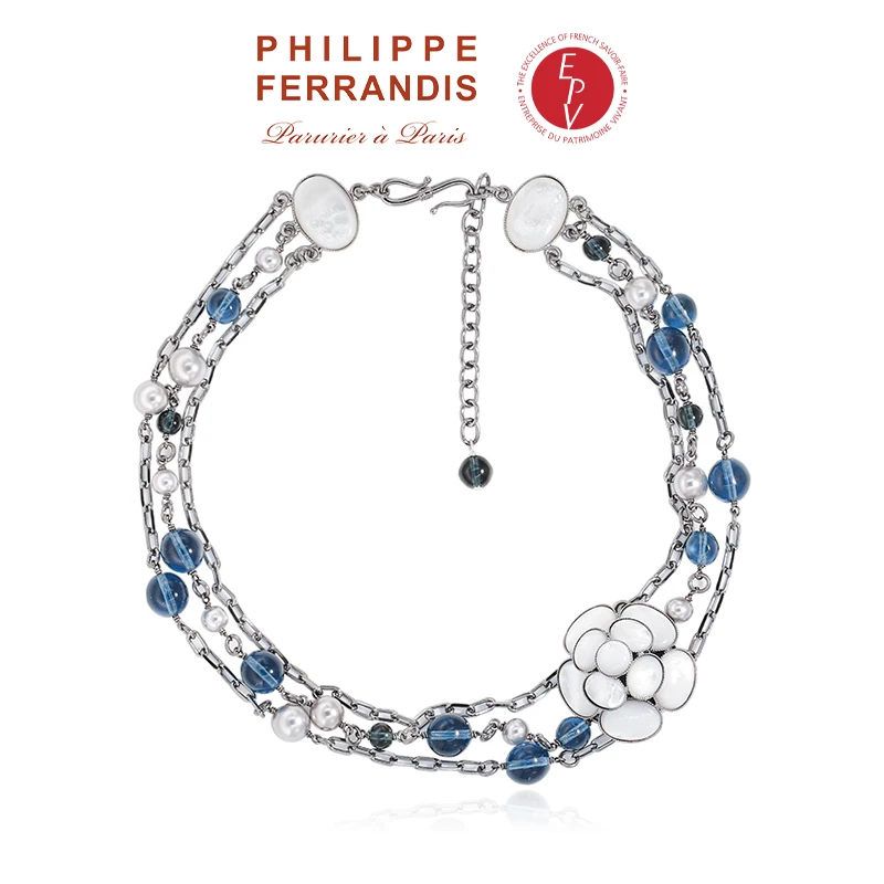 PHILIPPE FERRANDIS  项链【法国进口】 月光女神山茶花项链