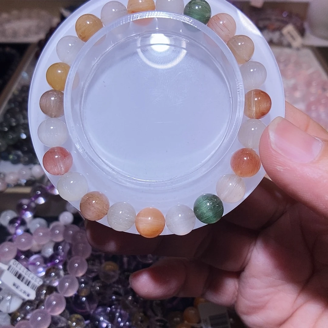 手链水晶未镶嵌彩兔毛8.6mm