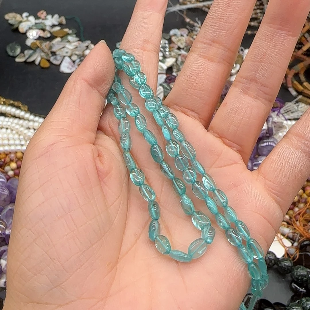 子***明玛瑙/玉髓合金珠宝半成品透磷灰4mm拍两59发一条