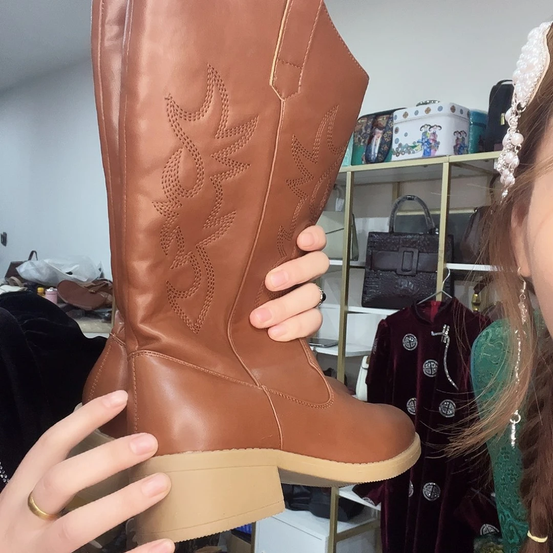 蒙古元素马丁靴36