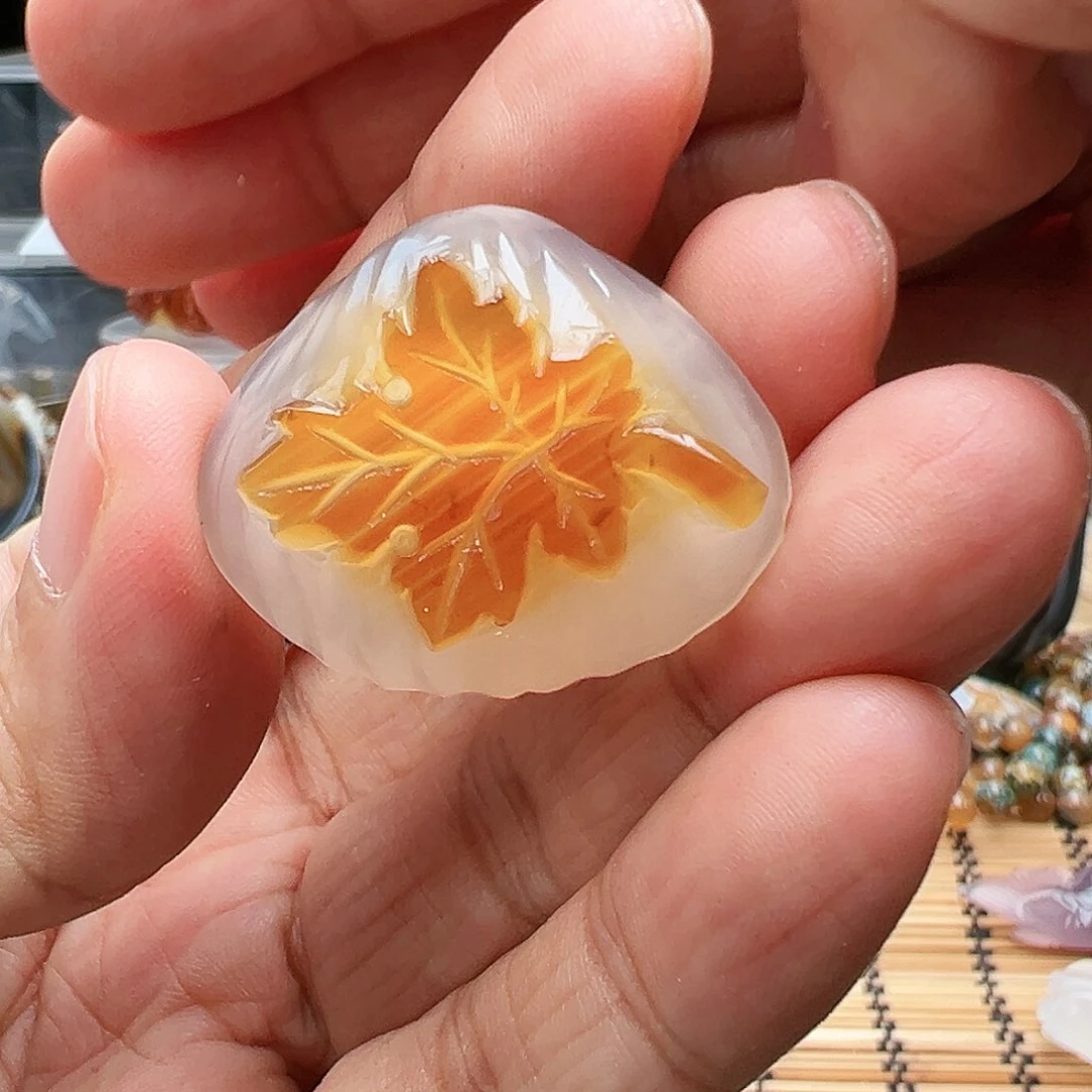 未镶嵌玛瑙/玉髓珠宝半成品甘*