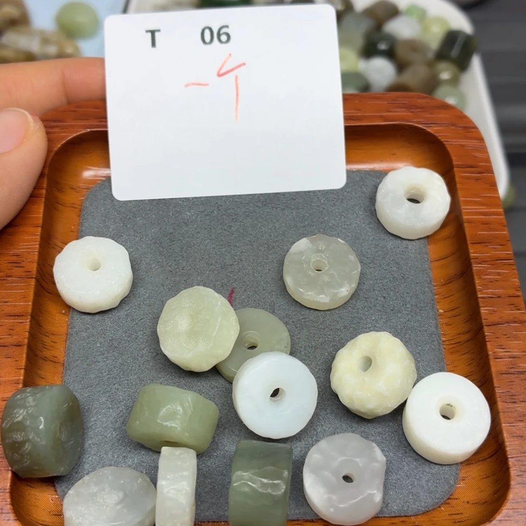 和田玉未镶嵌珠宝半成品T06