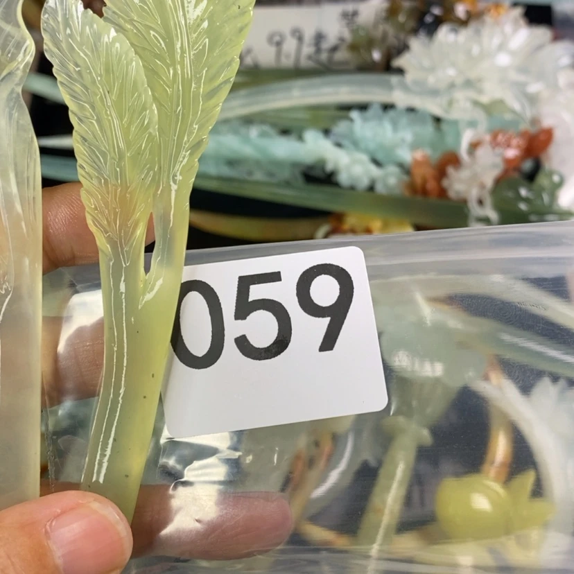 【闪购商品】岫玉发饰未镶嵌?*初