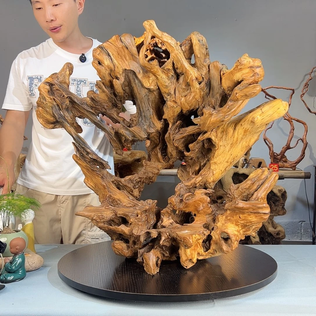 志***）香榧木皖南根雕333自然一体