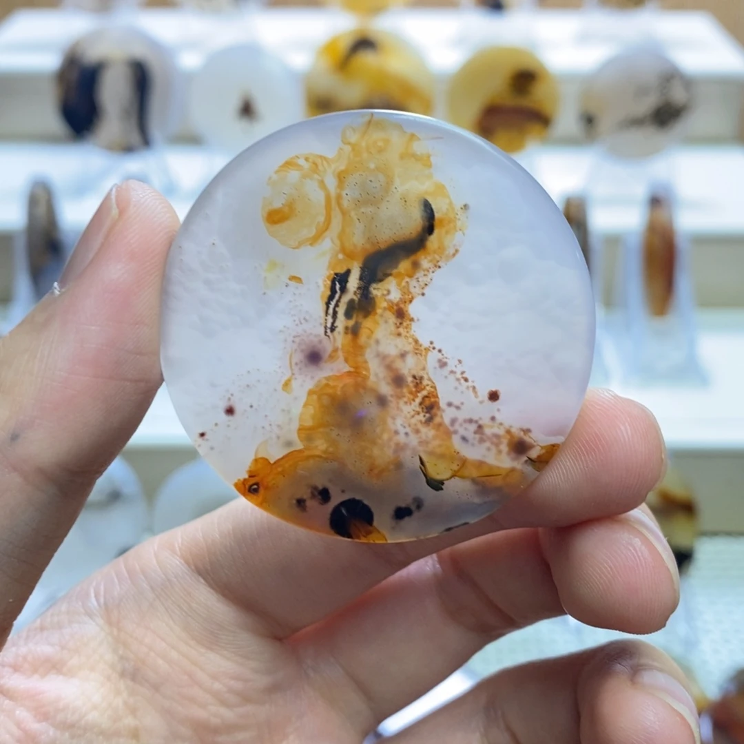 玛瑙/玉髓未镶嵌吊坠(不含链)