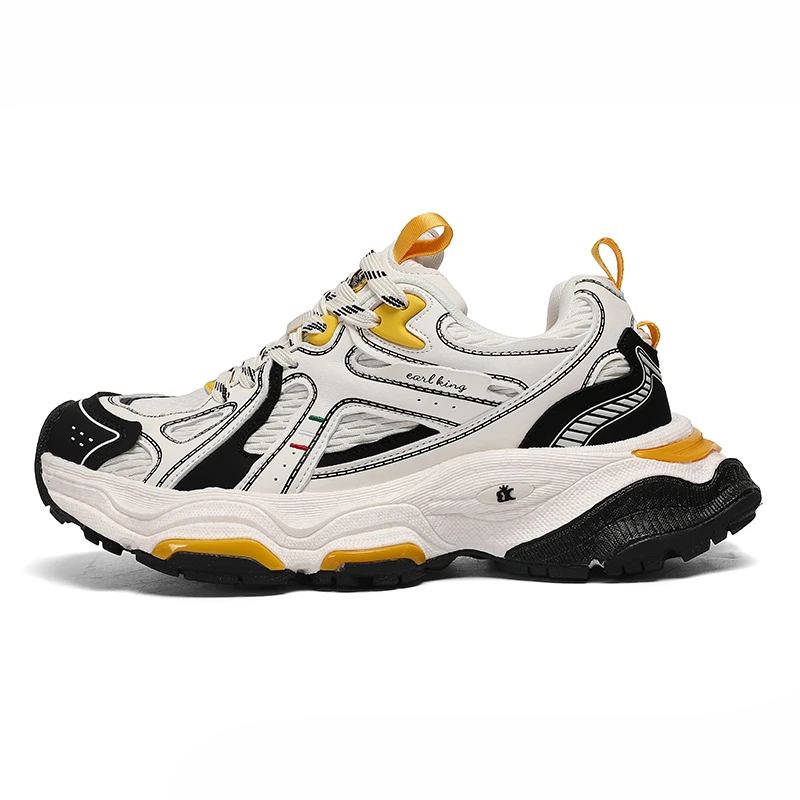 出口捡漏订单！Ek春夏新款 轻量 踩屎感舒适隐形增高老爹鞋 2370