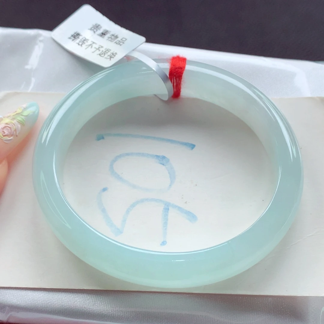 翡翠手镯未镶嵌天然缅甸翡翠A货手镯 贵妃05号