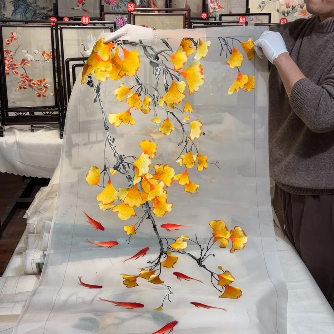 织绣纯手工制作工艺