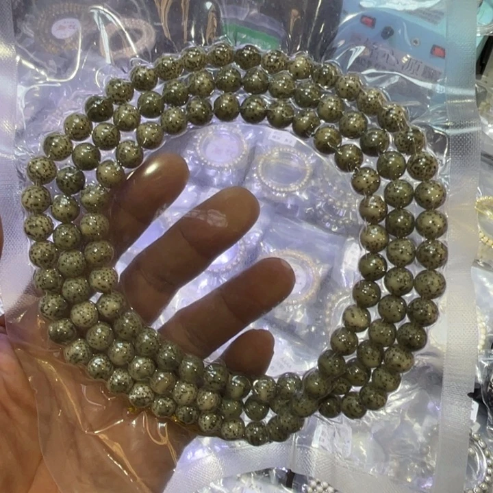 朝***奉星月菩提吊坠精品糯冰10圆