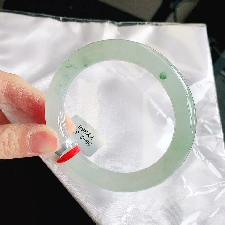 翡翠未镶嵌手镯缅甸天然a货翡翠手镯