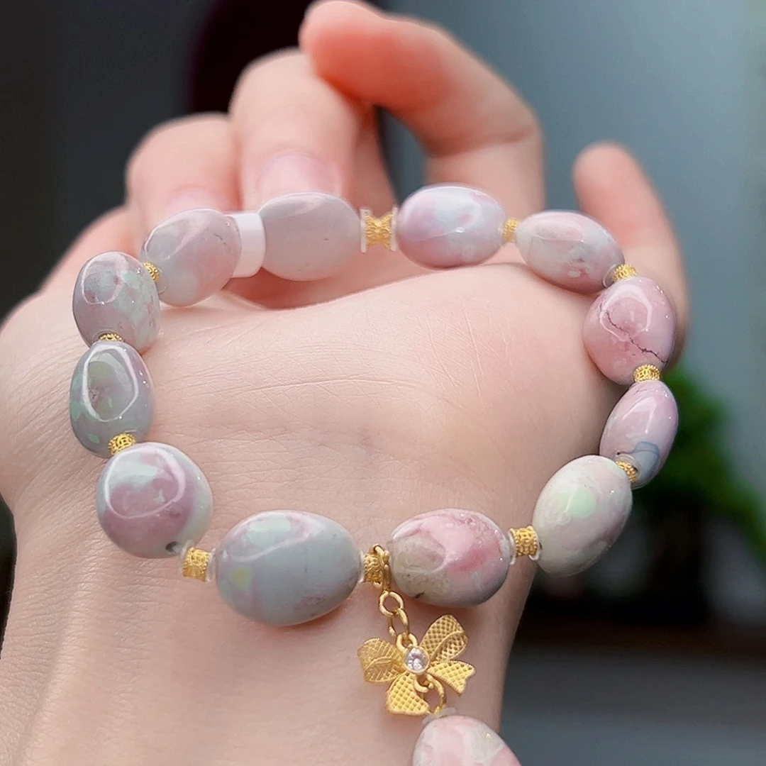 18K金镶嵌绿松石珠宝奇石