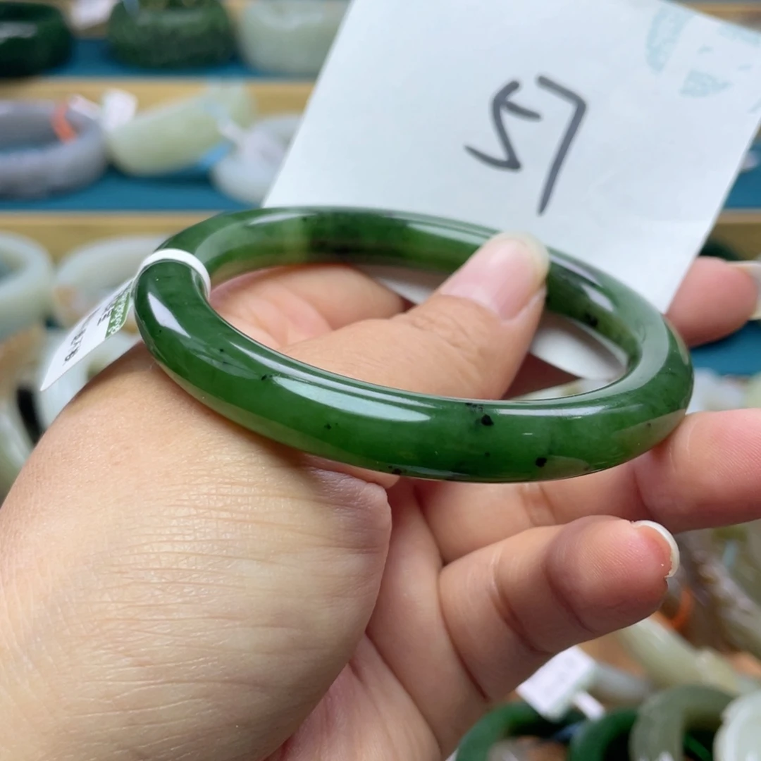 未镶嵌手镯和田玉圈口59