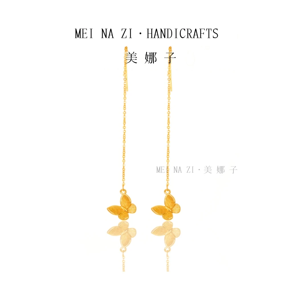 蝴蝶耳饰|予禧  蝴蝶耳线小众轻奢时尚百搭+24