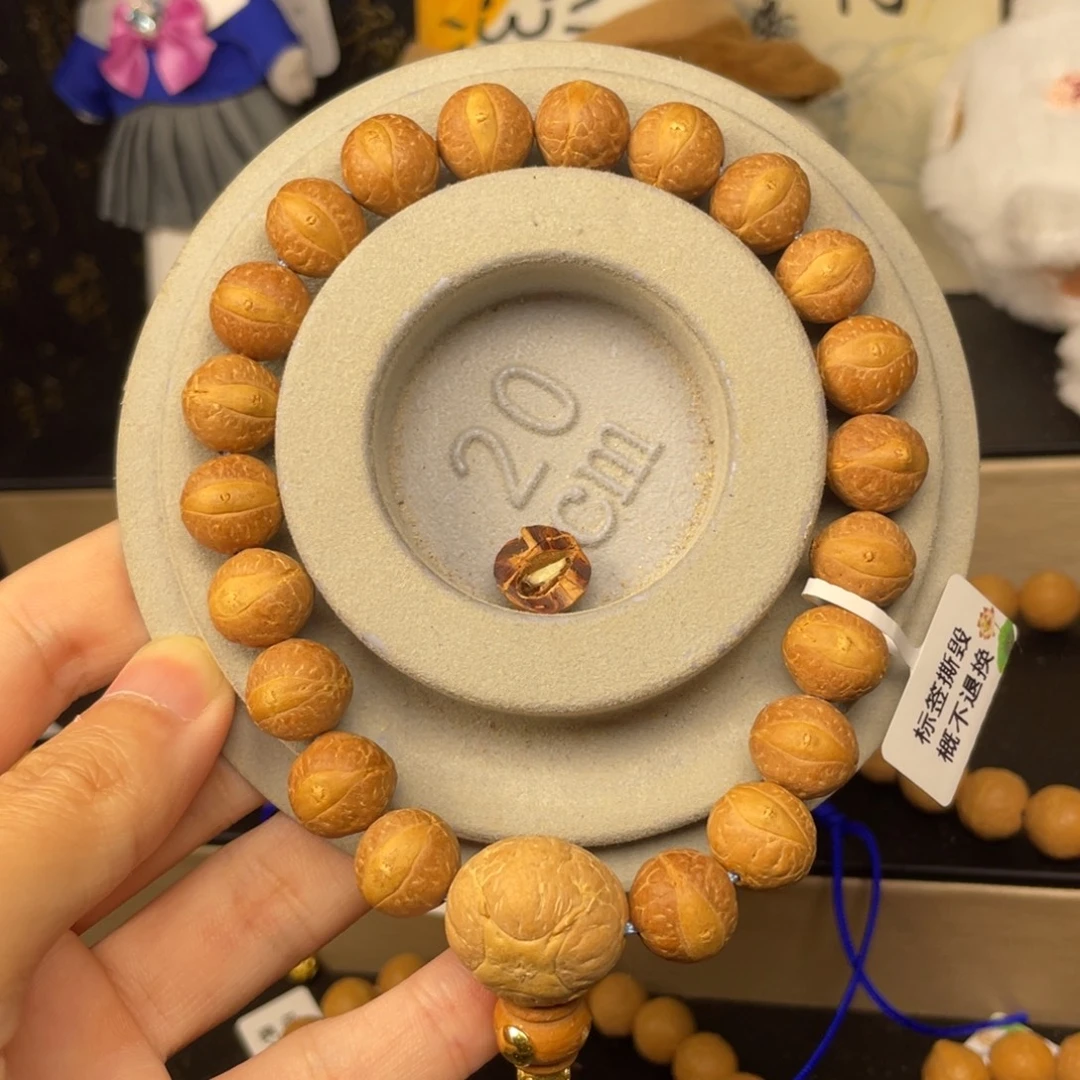 手串凤眼菩提黄金瞳12-12.4单仓厚皮壳