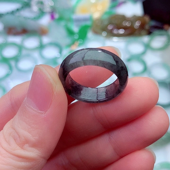 翡翠未镶嵌戒指天然翡翠