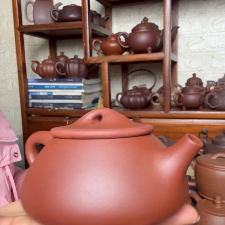 紫砂茶壶石瓢260cc半手工