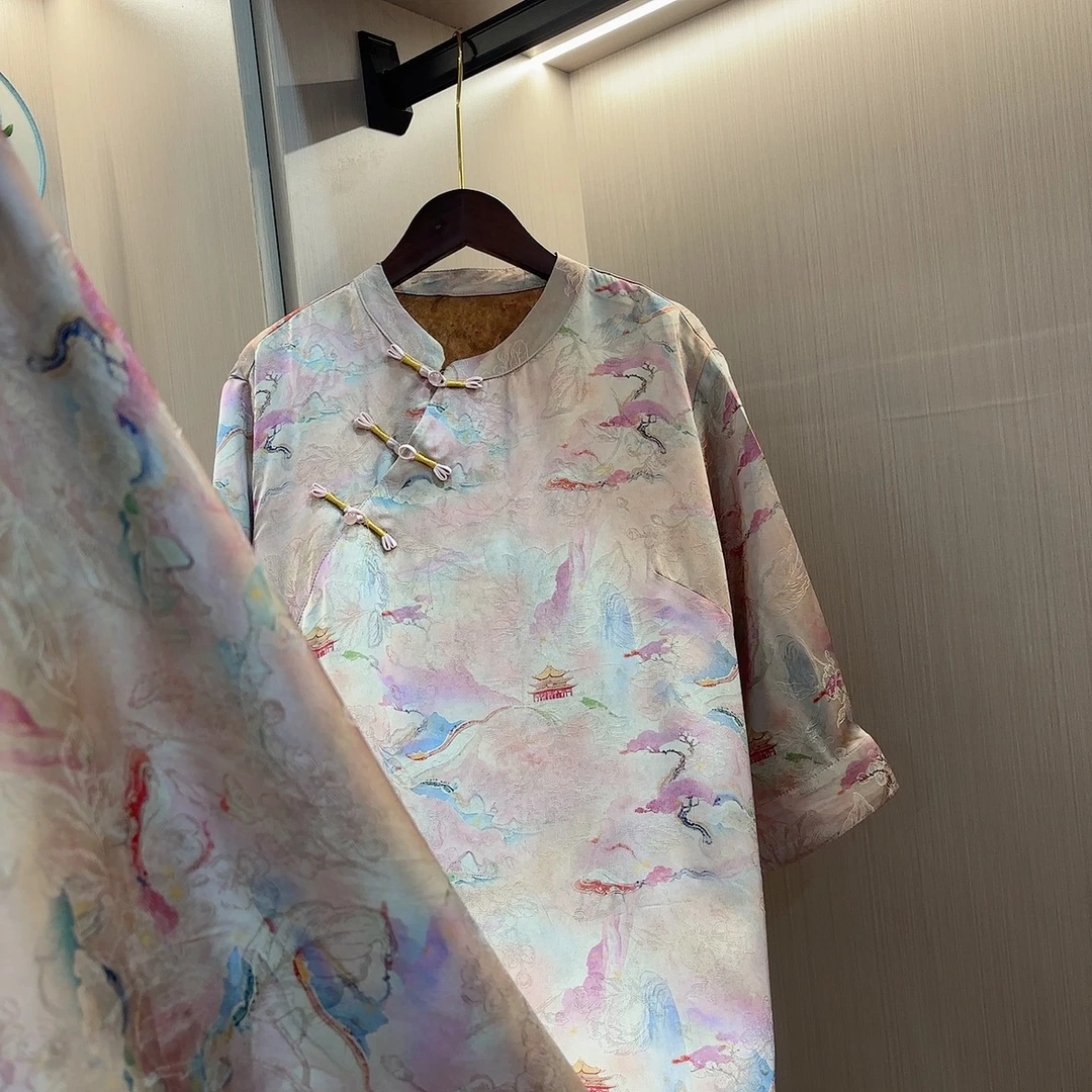 枫林晚-2025新中式中国风夏季复古改良旗袍显瘦连衣裙