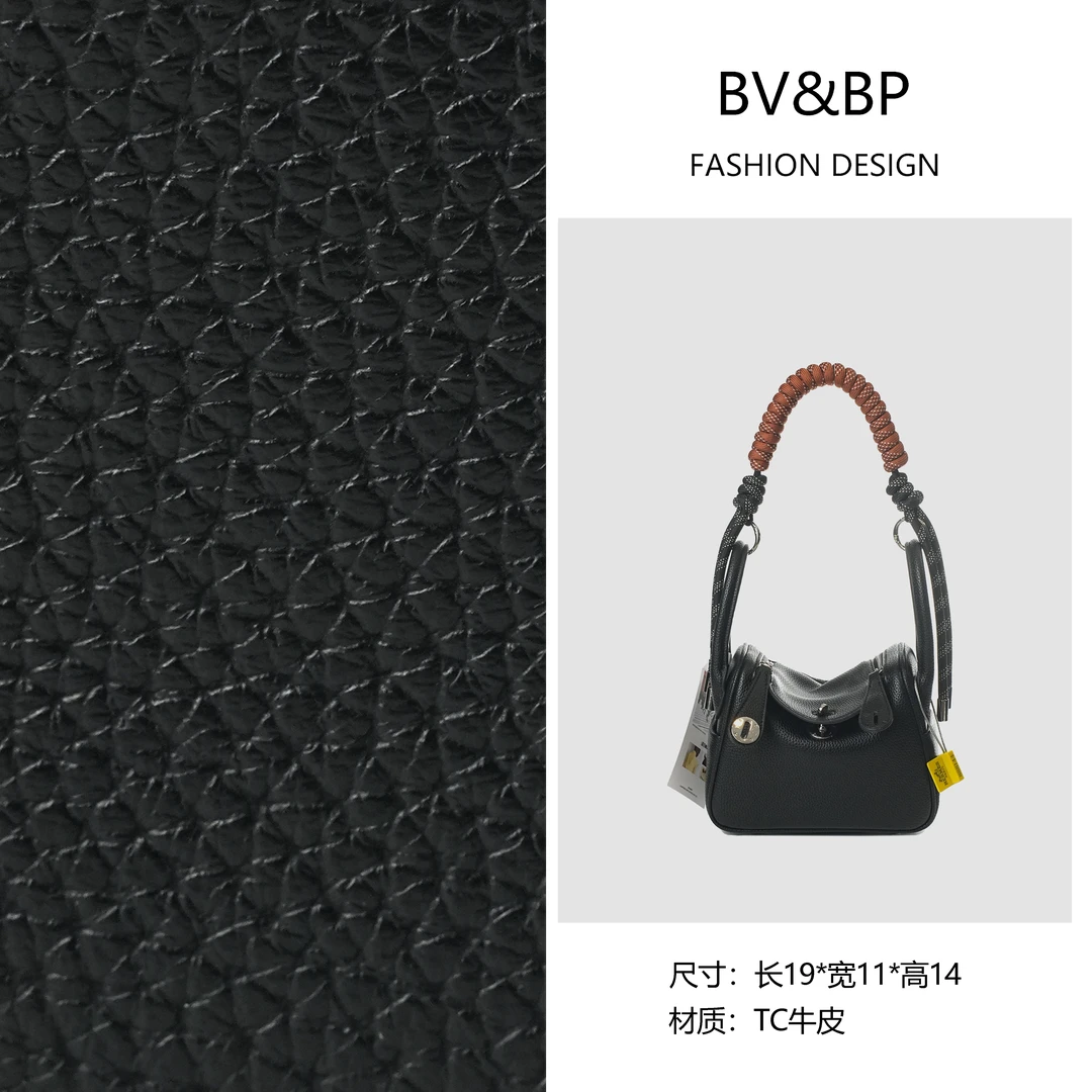 【工厂直销】BV&BP· 原创设计 真皮高定手提单肩包9962-黑色