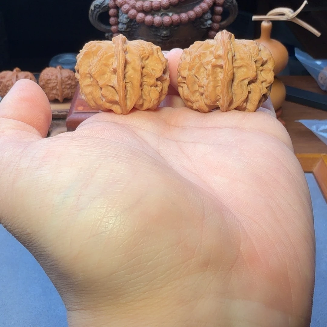 文玩核桃把件39尺寸蓟县红马蹄