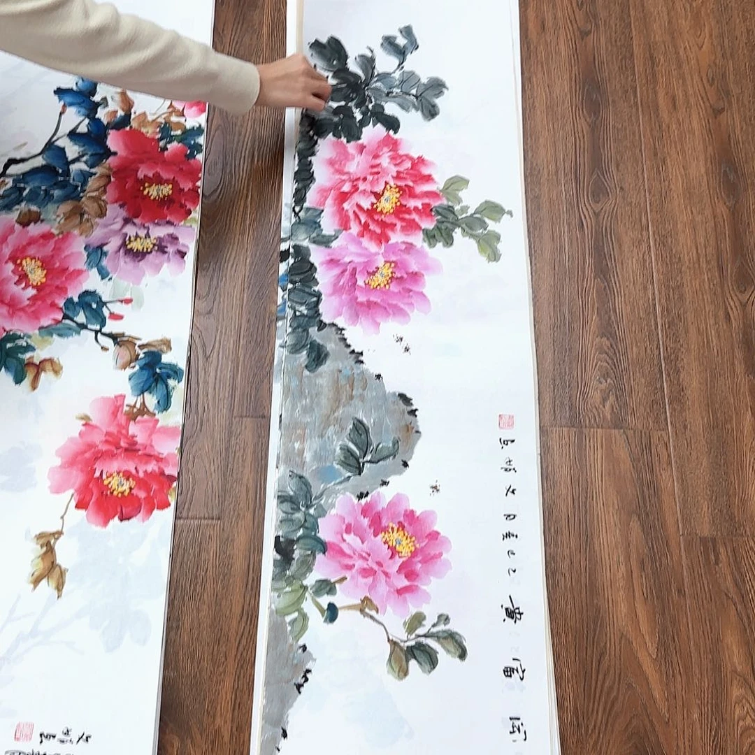 国画国画作品展。国画