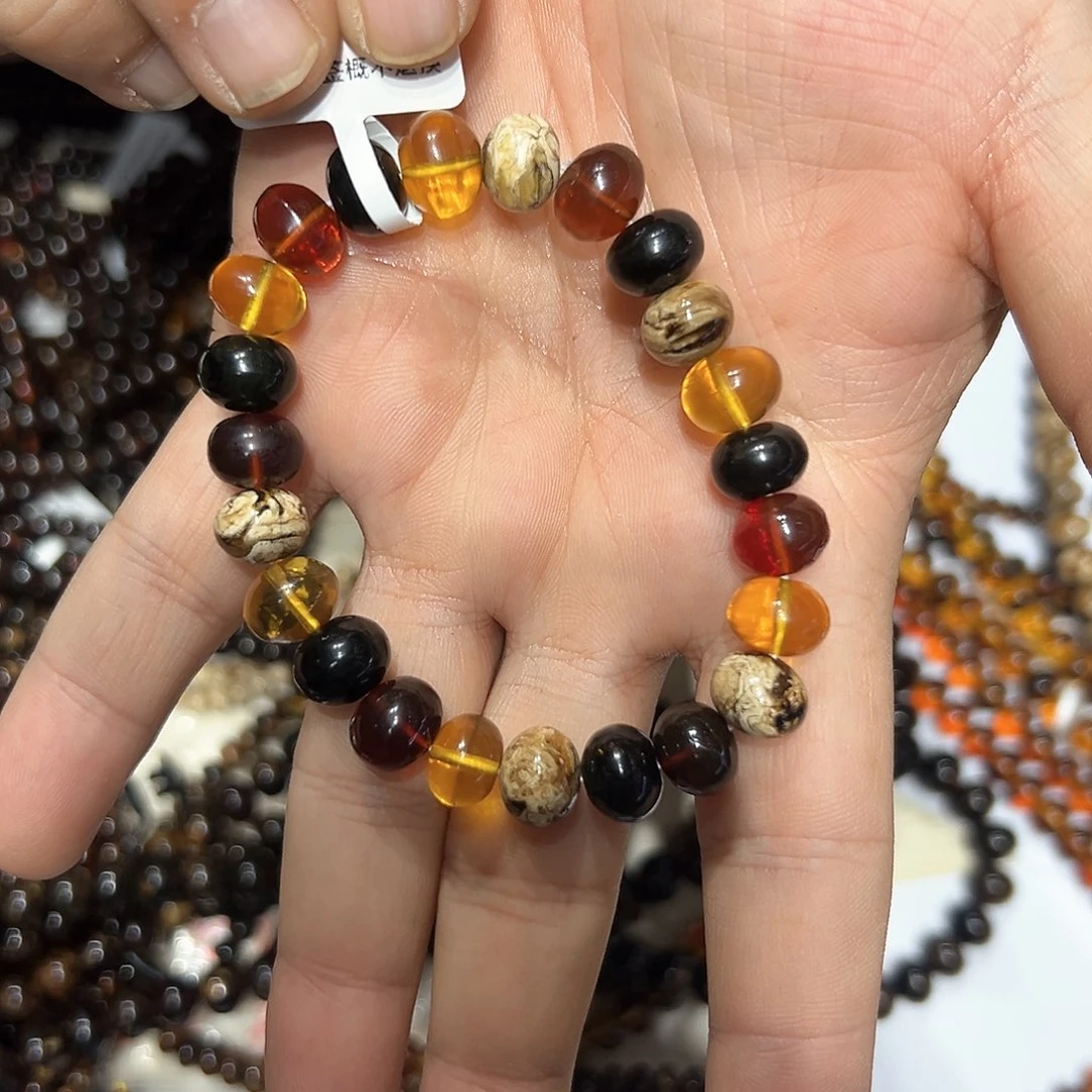 裸石琥珀未镶嵌10M7-9Q