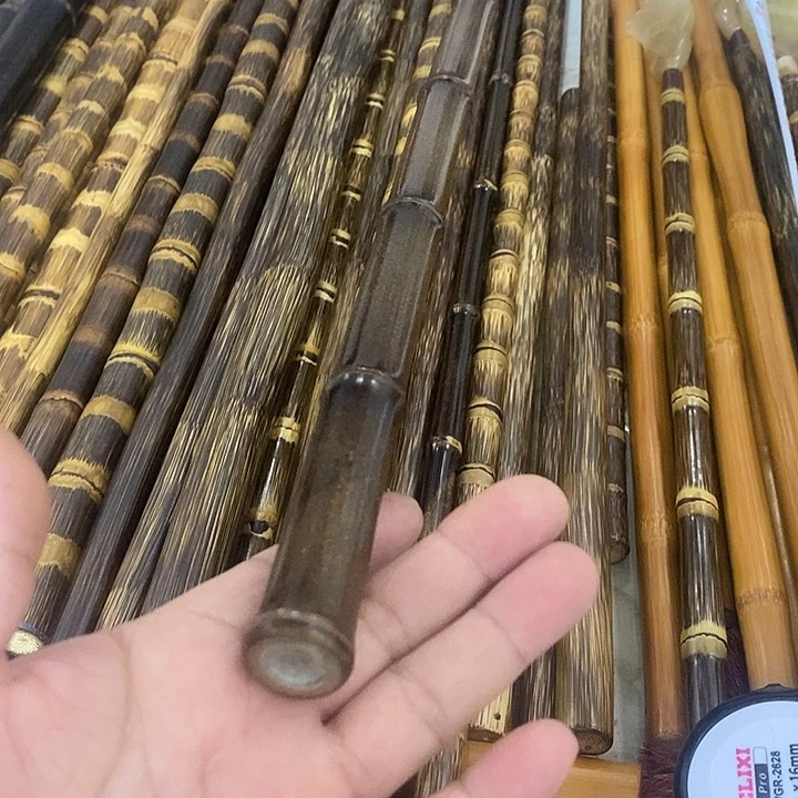 紫竹手把件文玩紫竹教鞭把玩50