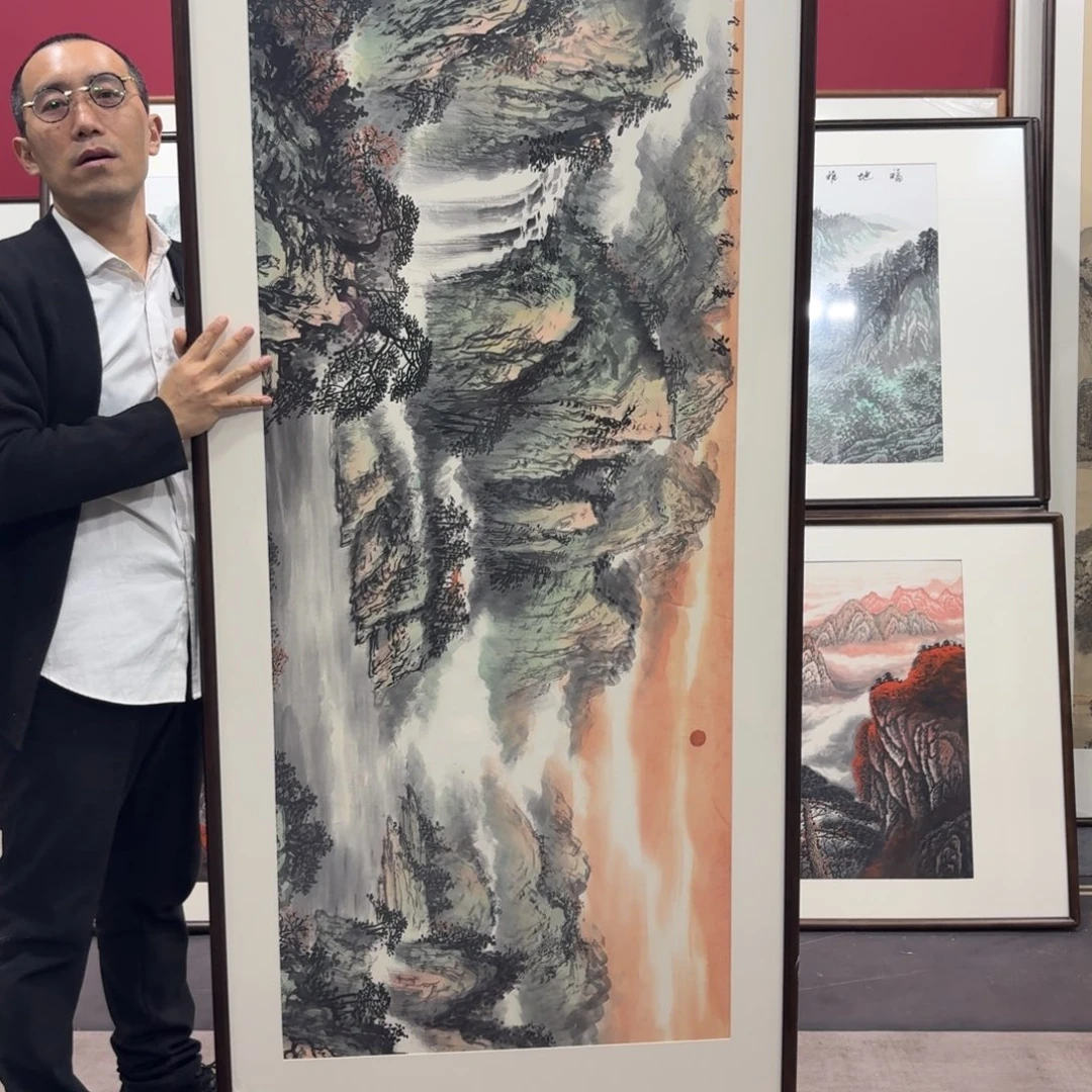 国画手绘作品210/80
