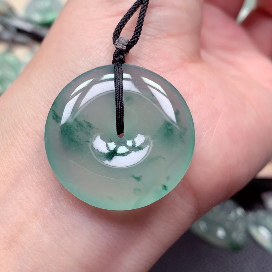 颈饰未镶嵌翡翠扣子