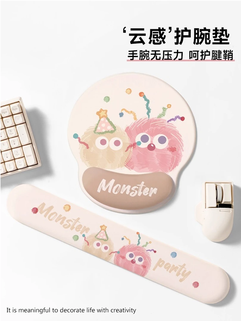 可爱鼠标垫办公加厚办公室笔记本电脑鼠标垫鼠标垫女神专用