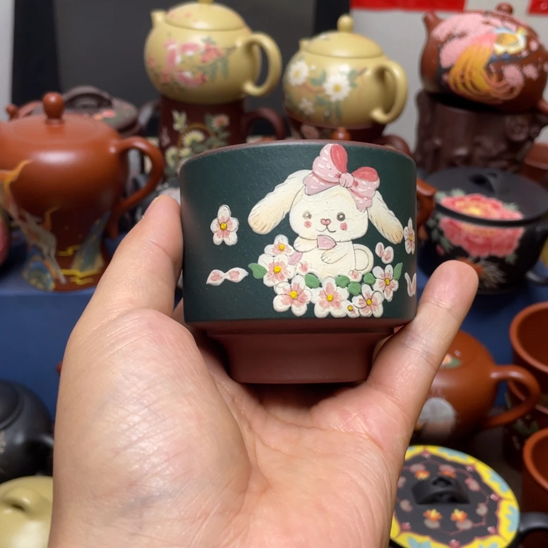 紫砂茶杯紫砂主人杯140cc