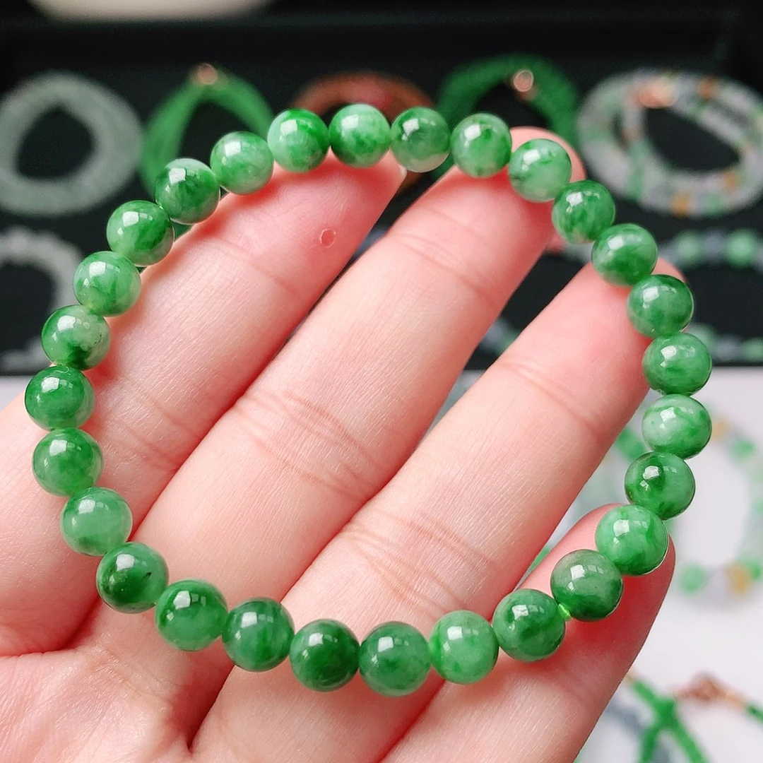 未镶嵌手链翡翠翡翠