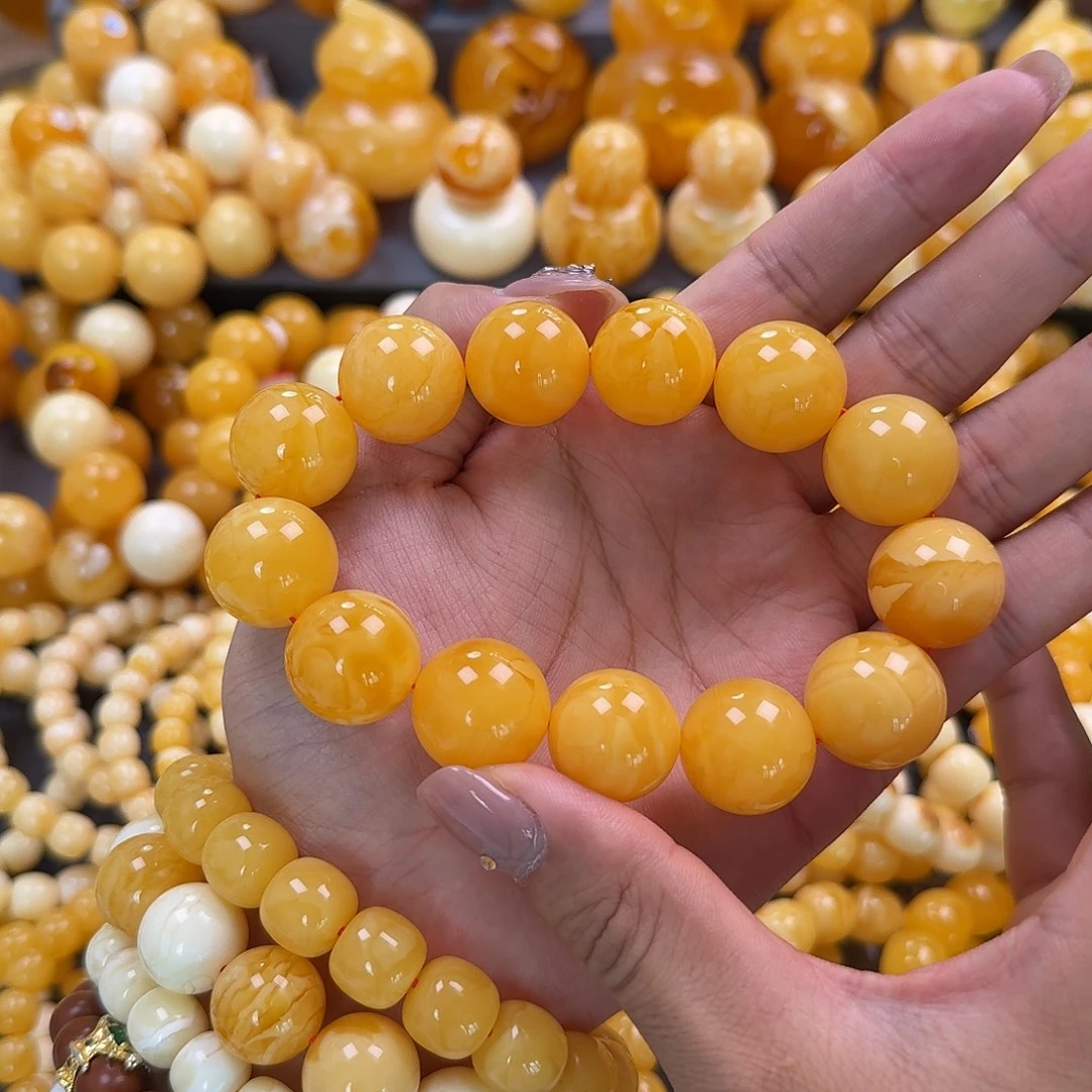 蜜蜡未镶嵌珠宝奇石19mm