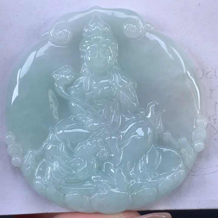 颈饰未镶嵌翡翠文殊