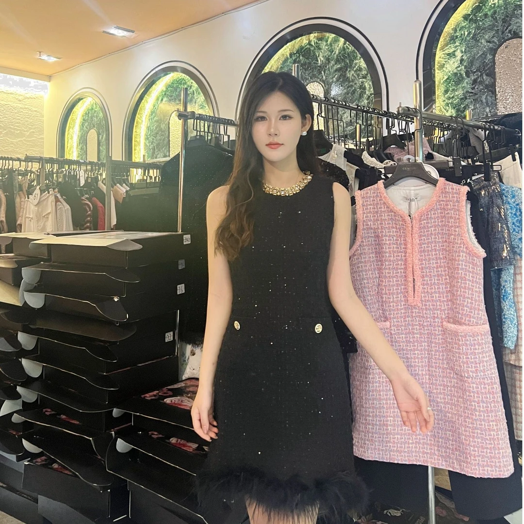 【CENFUN】①号涟接（01-149）高端秋夏轻奢女装连衣裙