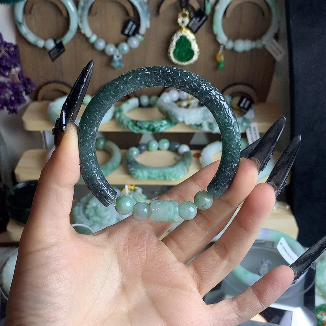 蓝冰手镯手镯手镯