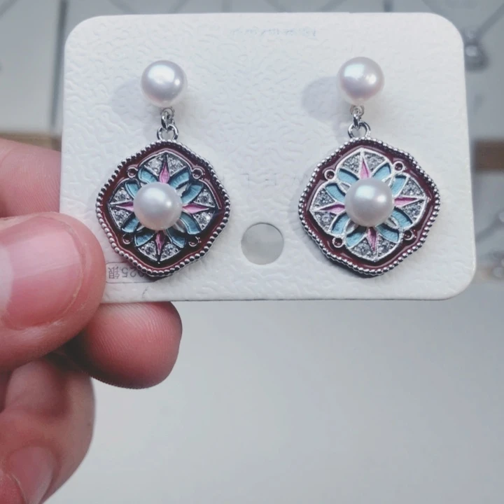 耳饰未镶嵌淡水珍珠