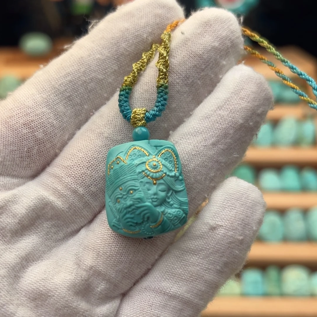 绿松石未镶嵌配饰