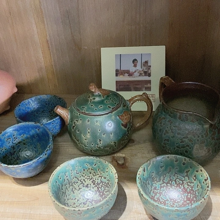 柴烧老岩泥高端茶器
