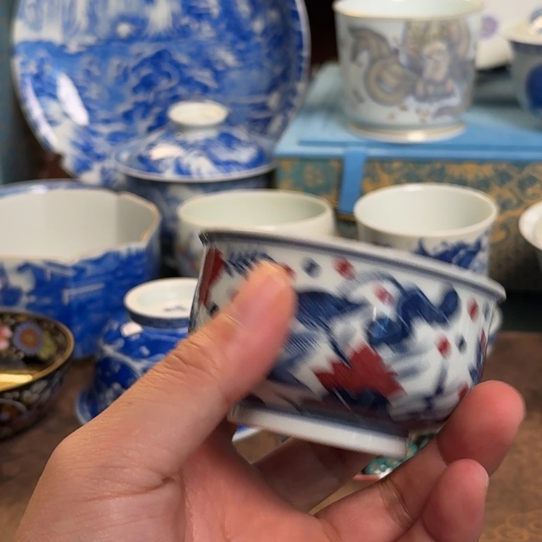 纯手工手绘陶瓷茶具