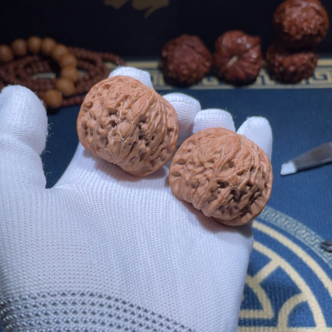 文玩核桃吊坠3号全品41红皮正磨