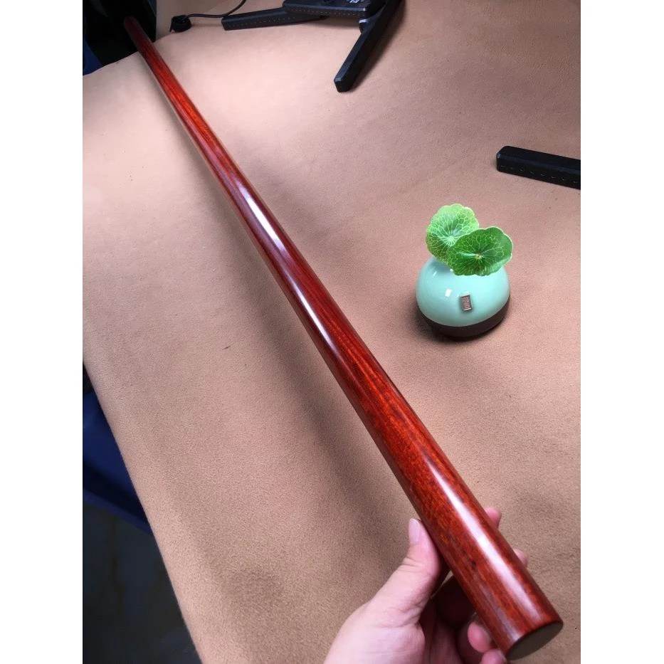 小叶紫檀武术棍健身棍老料圆木棒瑜伽棍鼓棒料长棍车载防身短棍