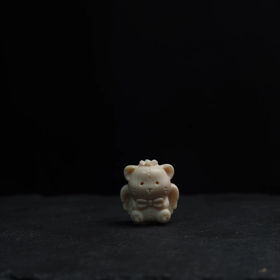 猛犸牙雕可爱布偶熊